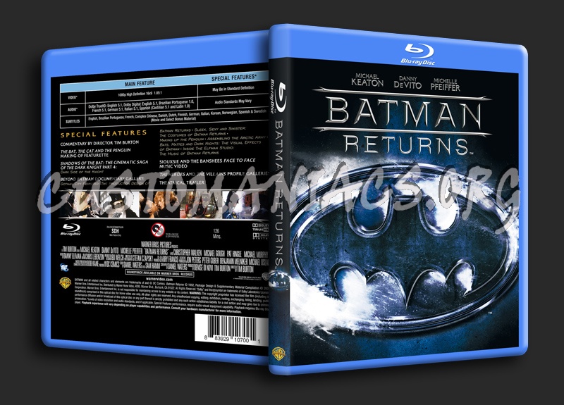 Batman Returns blu-ray cover