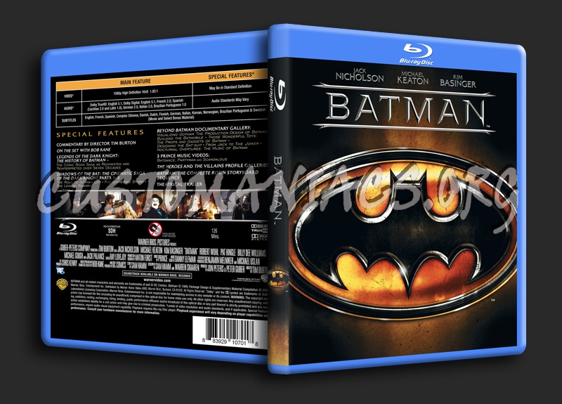 Batman blu-ray cover