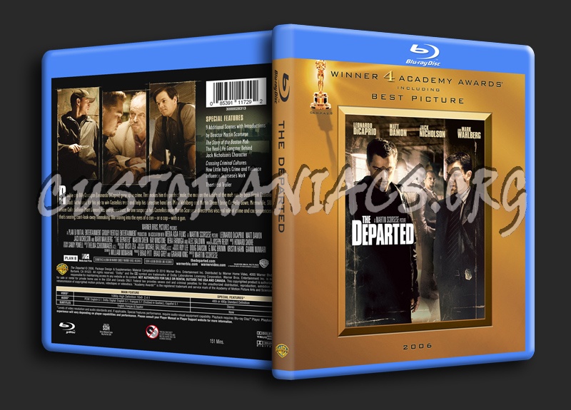 The Departed blu-ray cover