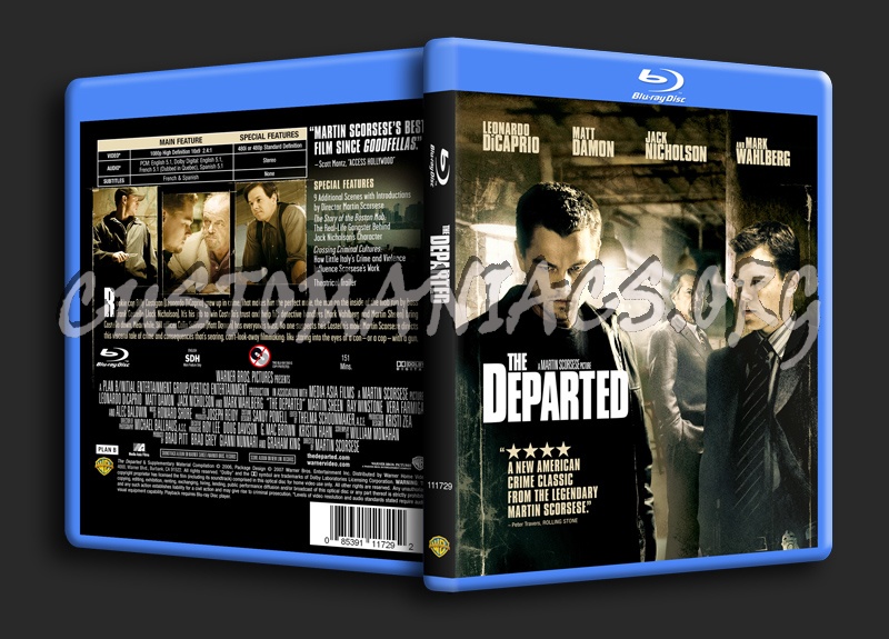 The Departed blu-ray cover