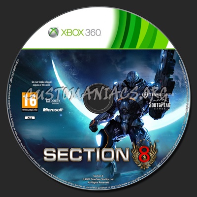 Section 8 dvd label