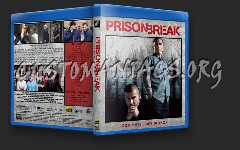 Prison Break Season 1 blu-ray cover