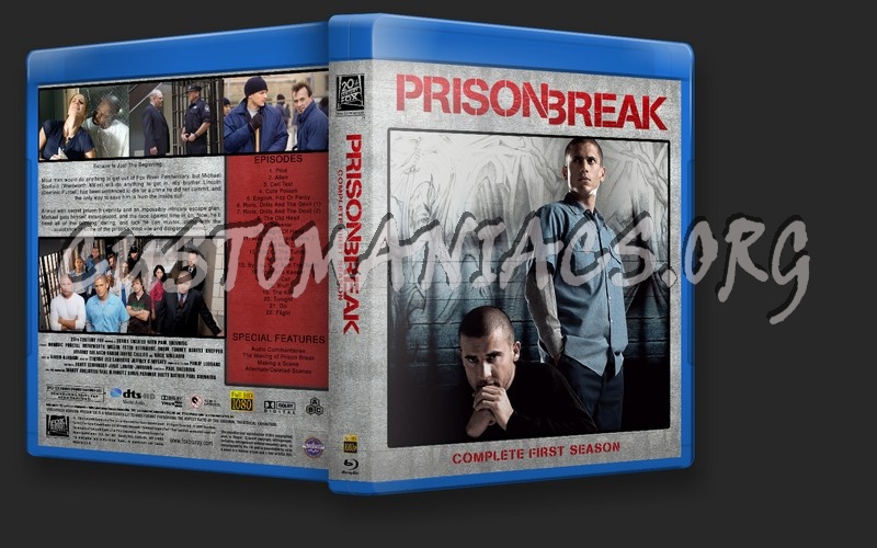 Prison Break Season 1 blu-ray cover