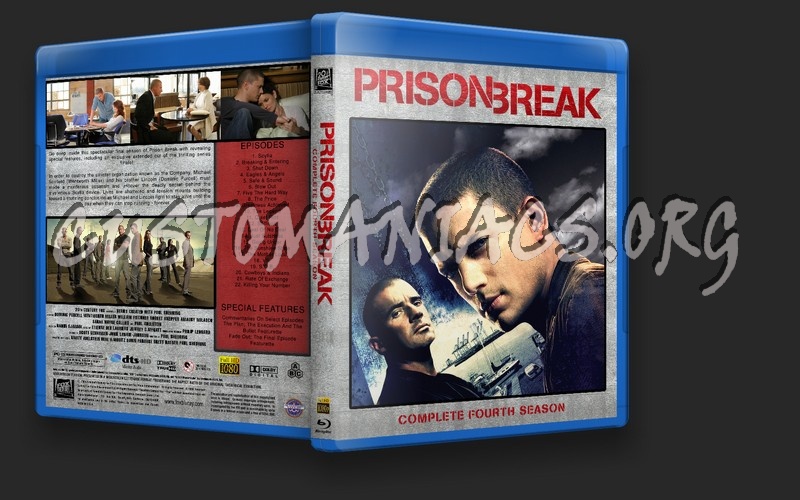 Prison Break Season 4 blu-ray cover
