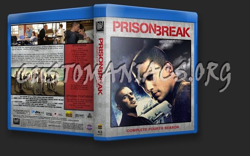 Prison Break Season 4 blu-ray cover