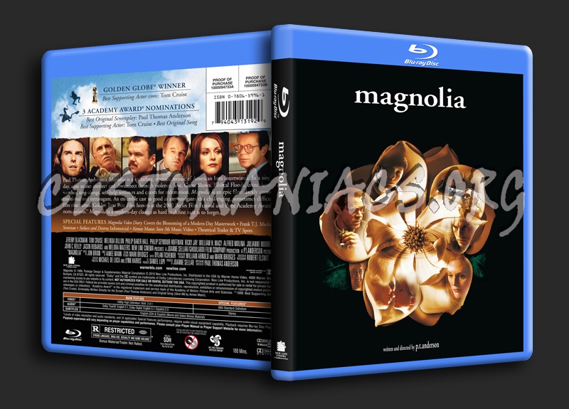Magnolia blu-ray cover - DVD Covers & Labels by Customaniacs, id