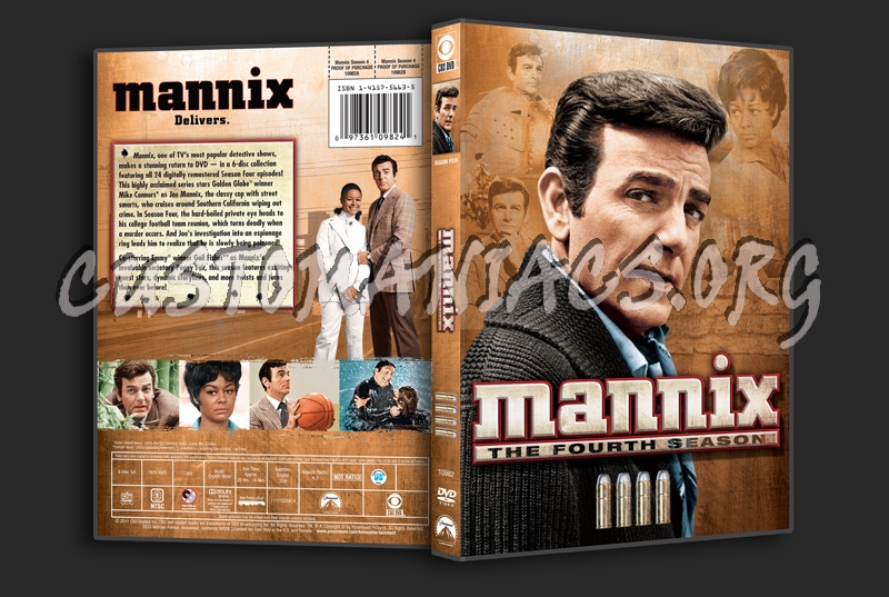 Mannix Season 4 dvd cover