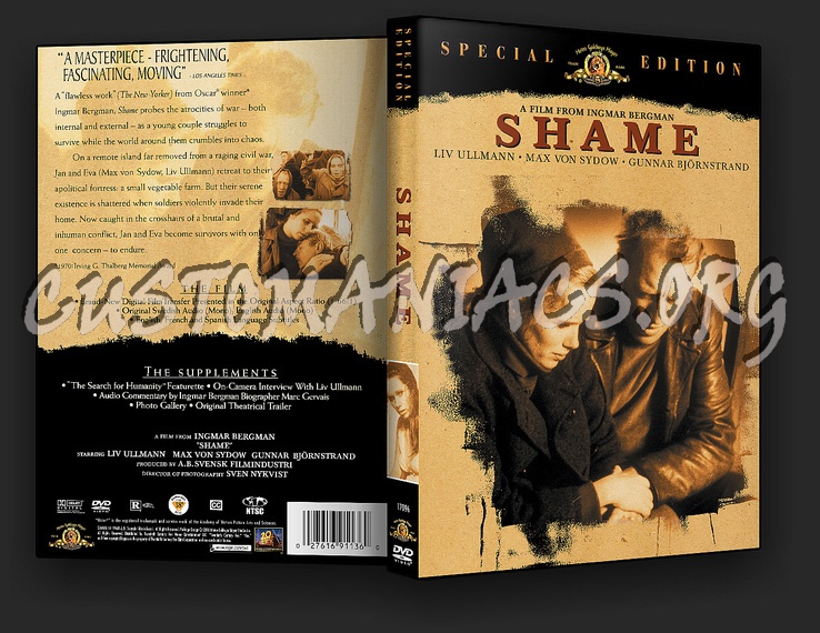 Shame dvd cover