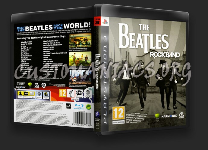 The Beatles Rockband dvd cover