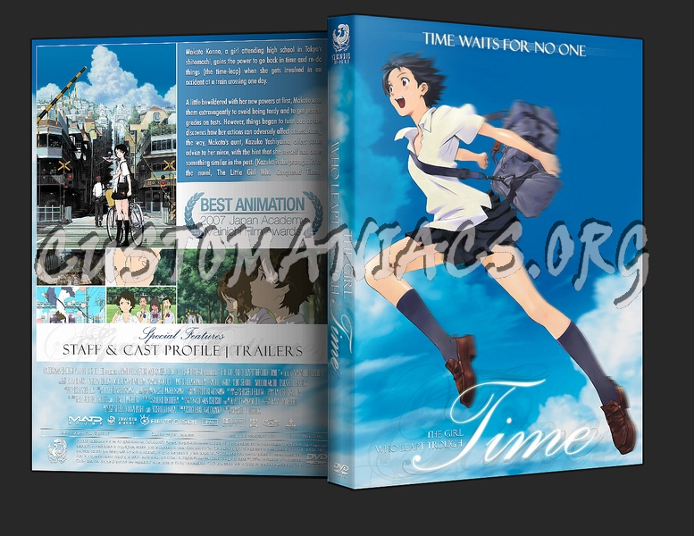 The Girl Who Leapt Thru Time, toki wo kakeru shojo, Tokikake dvd cover