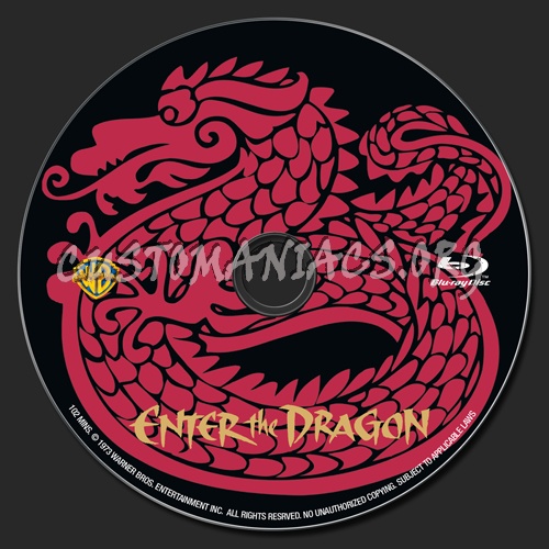 Enter The Dragon blu-ray label