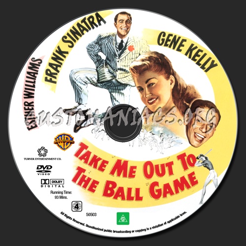 Take Me Out To The Ball Game dvd label