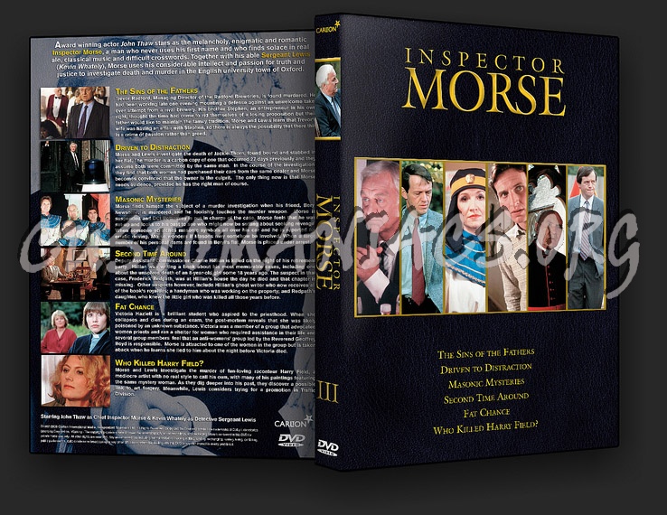 Inspector Morse The Complete Collection dvd cover