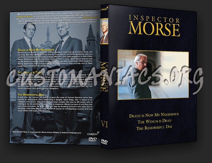 Inspector Morse The Complete Collection dvd cover