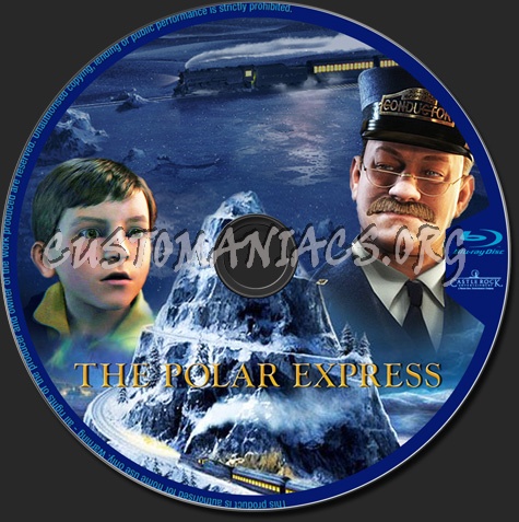 The Polar Express blu-ray label