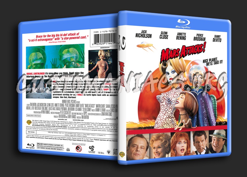 Mars Attacks! blu-ray cover