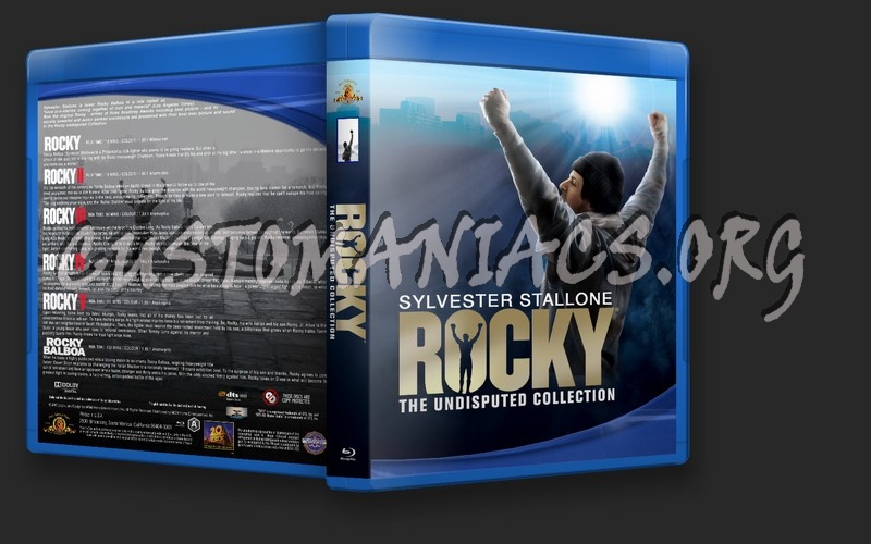 Rocky Undisputed Collection blu-ray cover