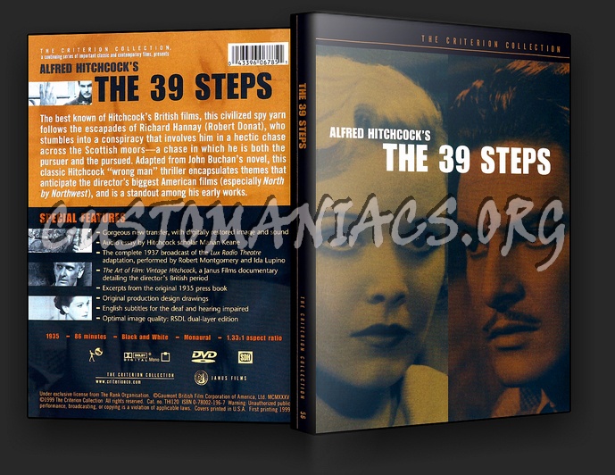 056 - The Thirty Nine Steps 39 dvd cover