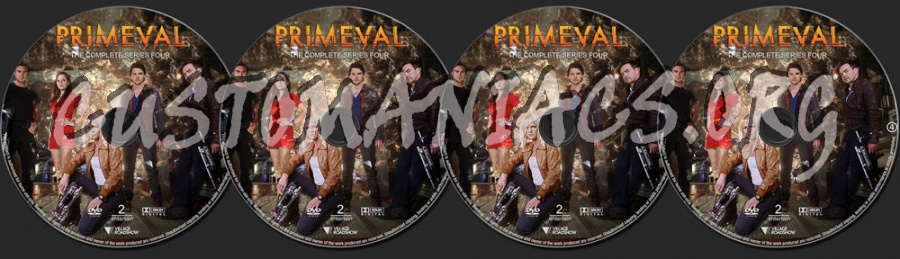 Primeval Season 4 dvd label