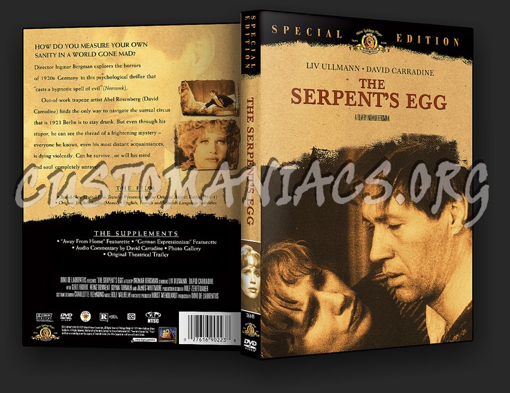 The Serpent's Egg dvd cover