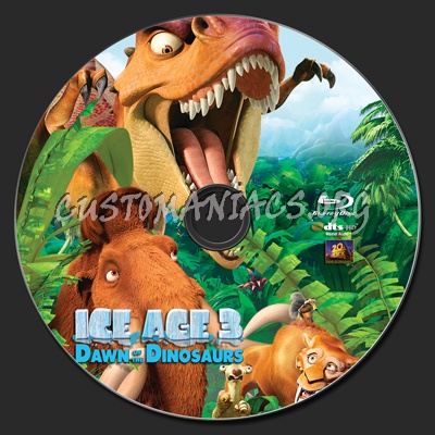Ice Age 3 blu-ray label