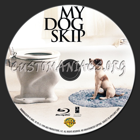 My Dog Skip blu-ray label