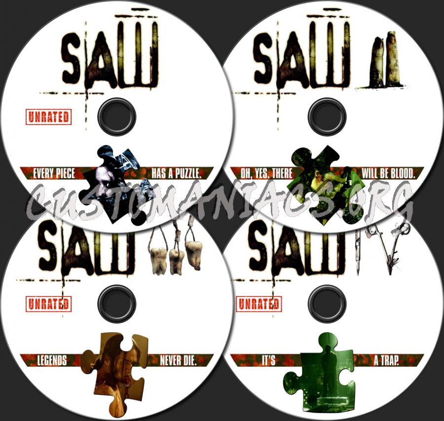 Saw Collection dvd label