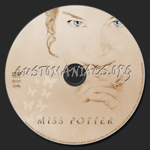 Miss Potter dvd label