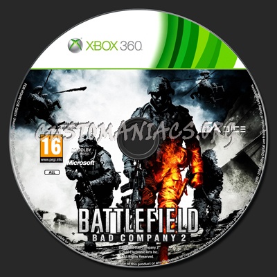 Battlefield: Bad Company 2 dvd label