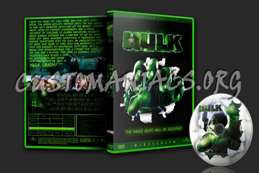 the Hulk dvd cover