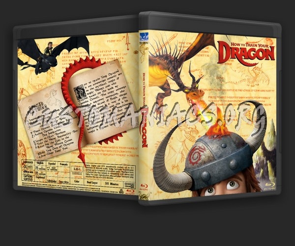 How to Train your Dragon blu-ray cover