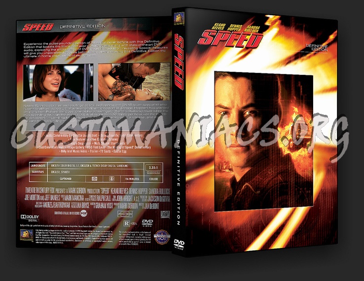 Speed Definitive Edition dvd cover