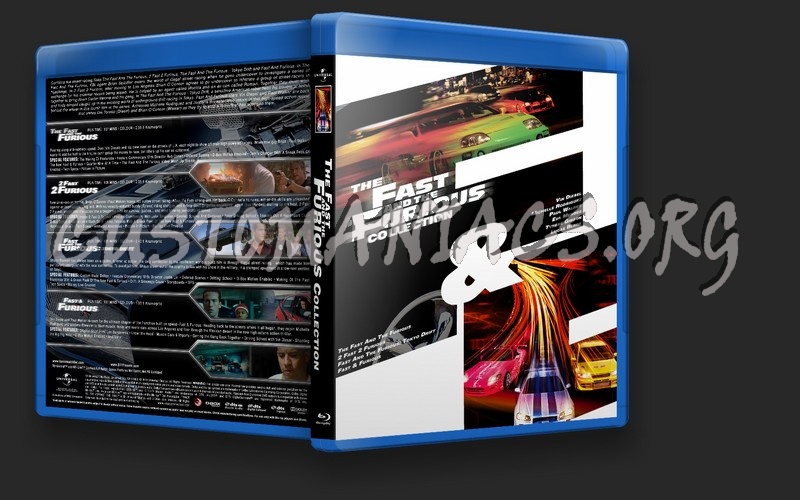 The Fast And The Furious Collection blu-ray cover