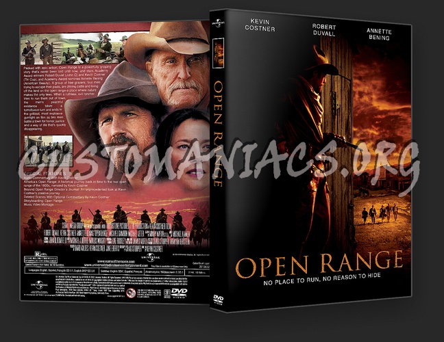 Open Range dvd cover