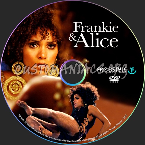 Frankie and Alice dvd label