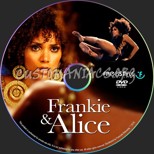 Frankie and Alice dvd label