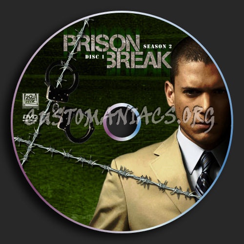 Prison Break Season 2 dvd label