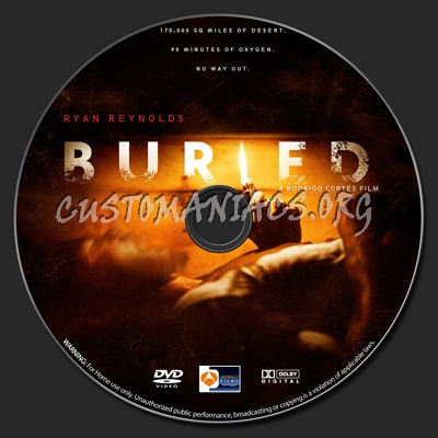 Buried dvd label