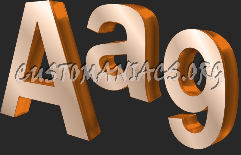 3D Alphabet 