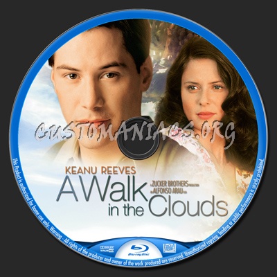 A Walk In The Clouds blu-ray label