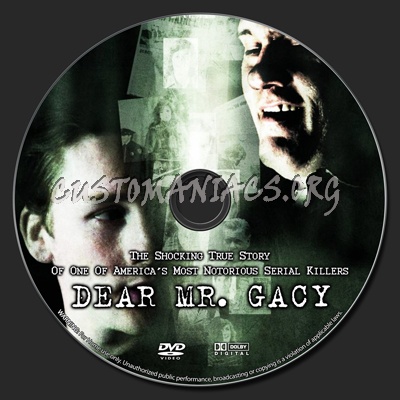 Dear Mr Gacy dvd label