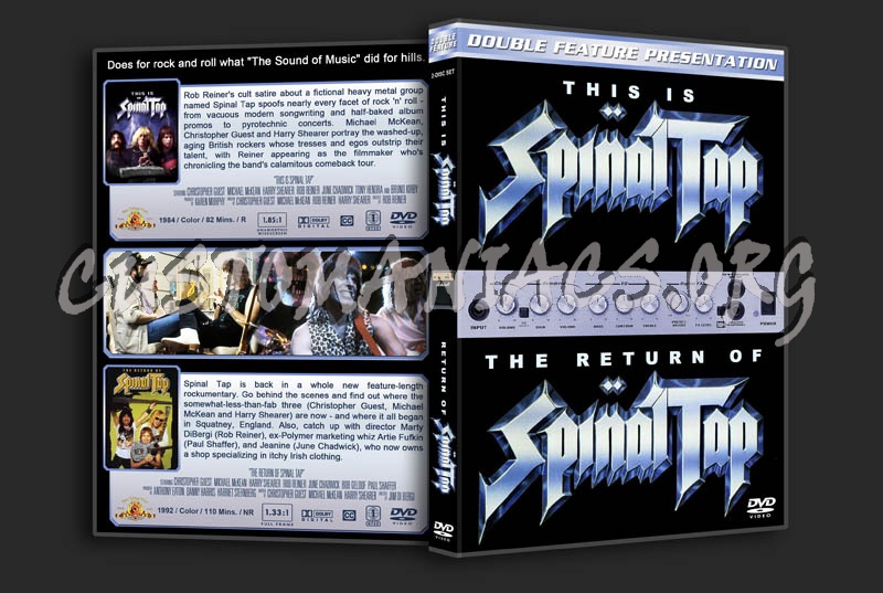 Spinal Tap Double Feature dvd cover
