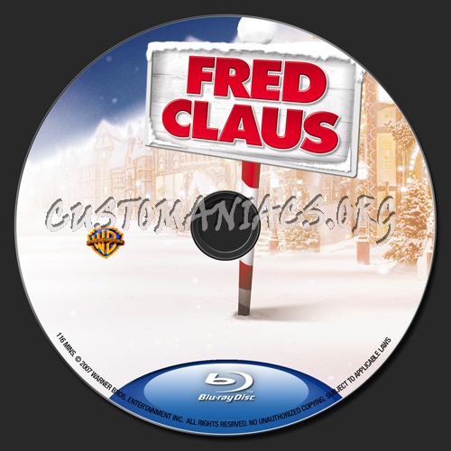 Fred Claus blu-ray label