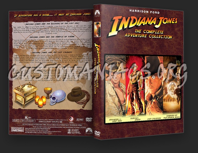 Indiana Jones Complete Adventure Collection dvd cover