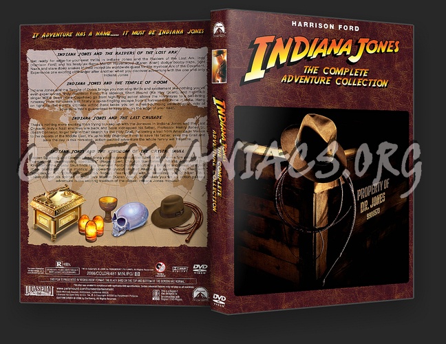 Indiana Jones Complete Adventure Collection dvd cover