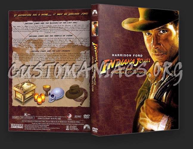 Indiana Jones Complete Adventure Collection dvd cover