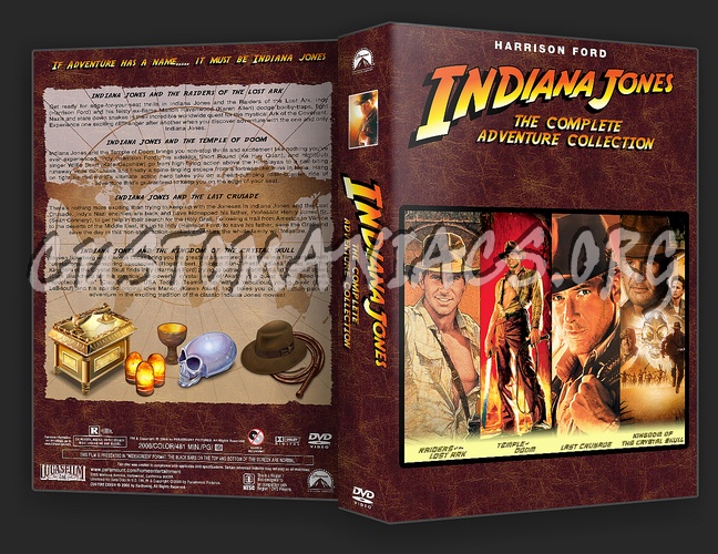 Indiana Jones Complete Adventure Collection dvd cover