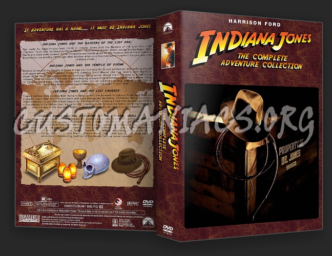 Indiana Jones Complete Adventure Collection dvd cover