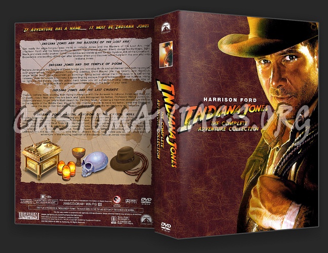 Indiana Jones Complete Adventure Collection dvd cover