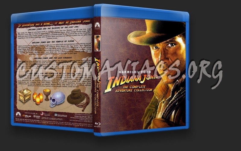 Indiana Jones Complete Adventure Collection blu-ray cover